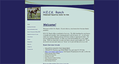 Desktop Screenshot of heckranch.com