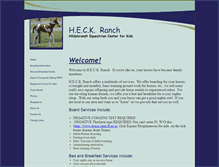 Tablet Screenshot of heckranch.com